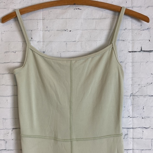 Aritzia Wilfred Free Divinity Jumpsuit Romper Small Light Green Athleisure Yoga - Picture 9 of 16